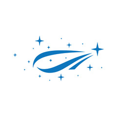 Minimal clean logo with shining sparkle representing clarity, hygiene, and cleaning excellence