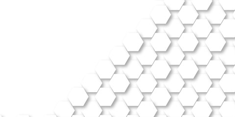 Abstract honeycomb hexagon vector background .Geometric texture design with modern grid, digital tech mesh, seamless tile pattern and futuristic 3D hexagonal structure illustration .