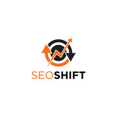 Seo Shift Logo Modern Minimalist