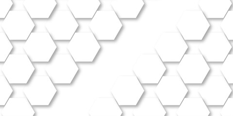 Abstract honeycomb hexagon vector background .Geometric texture design with modern grid, digital tech mesh, seamless tile pattern and futuristic 3D hexagonal structure illustration .