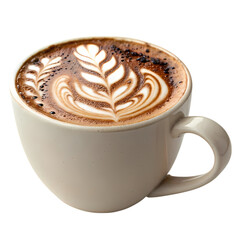 Stunning Latte Art: Coffee Cup with Exquisite Design