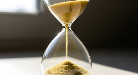 Hourglass Sand Time Measurement Device.