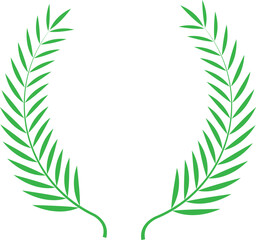 laurel wreath vector illustration