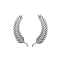 This illustration features a set of vector wings with feathers, symbolizing a bird or angel in a black silhouette design