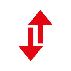 up and down arrow symbol