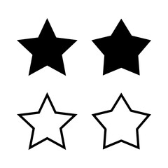Star Icon vector illustration. rating sign and symbol. favourite star icon