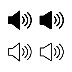 Speaker icon vector illustration. volume sign and symbol. loudspeaker icon. sound symbol