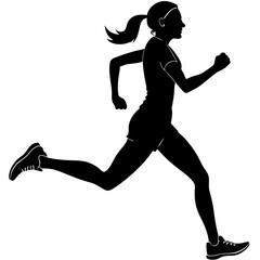 silhouette of a woman