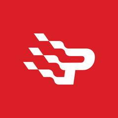 Letter P Race Flag