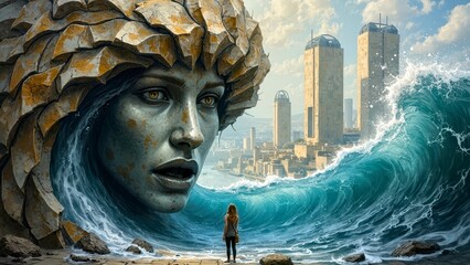 Ocean Wave Avatar Art Scene