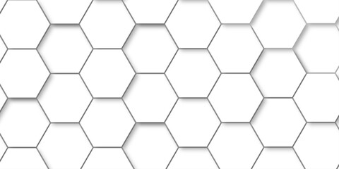 Abstract honeycomb hexagon vector background .Geometric texture design with modern grid, digital tech mesh, seamless tile pattern and futuristic 3D hexagonal structure illustration .