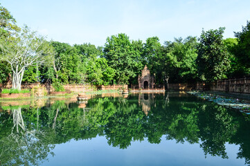 Old Terracotta Garden at The Terracotta Architecture Garden Lamphun, Northern Thailand.