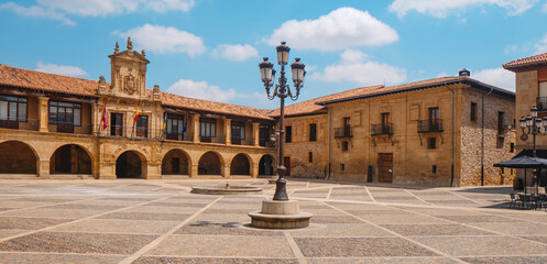 Plaza de Espana in Santo Domingo de la Calzada