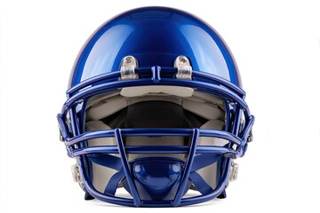 Naklejka premium High-gloss royal blue football helmet
