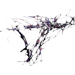 Elegant 3D chrome metallic futuristic style perfect for logo design poster or digital art