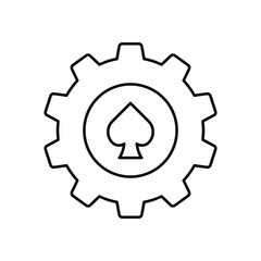 Gambling Vector icon which can easily modify or edit