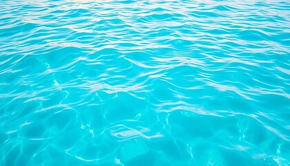 Shimmering turquoise water with subtle wave patterns, abstract, blue
