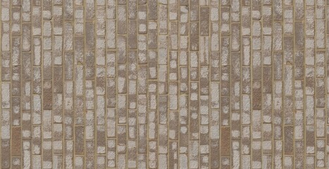 6K Realistic Brick Wall Pattern