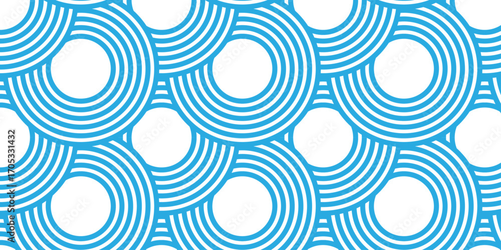 Poster abstract pattern with circles. seamless geometric swirl spiral pattern and abstract circle wave line