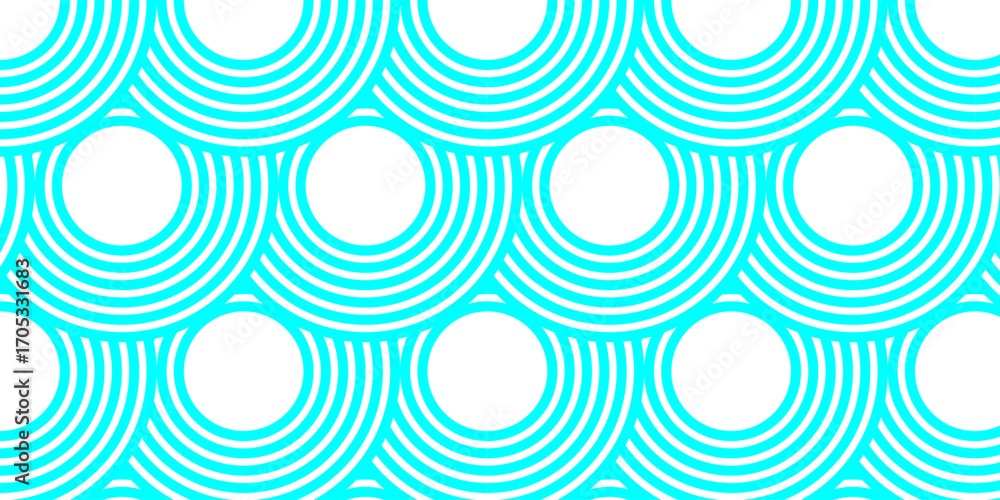 Poster abstract pattern with circles. seamless geometric swirl spiral pattern and abstract circle wave line