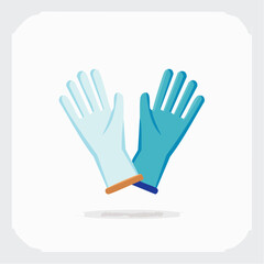 Obraz premium Pair of Protective Disposable Gloves.