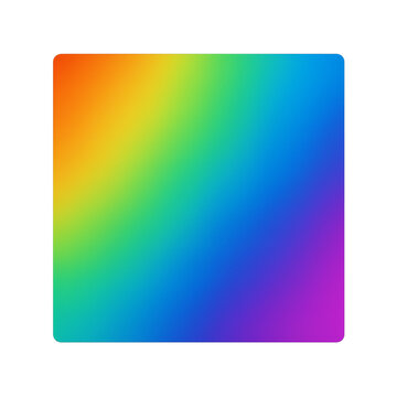 Rounded Rainbow Square