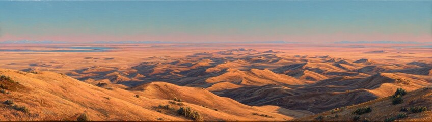 Naklejka premium Abstract Hues of Landscape