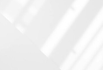 Abstract background of overlapping white lines creating light and shadow effects on a minimalist design,  space,  white