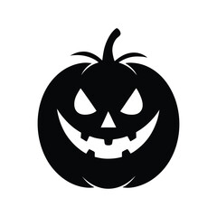 Pumpkin Silhouette vector illustration for Halloween