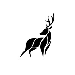 deer silhouette vector