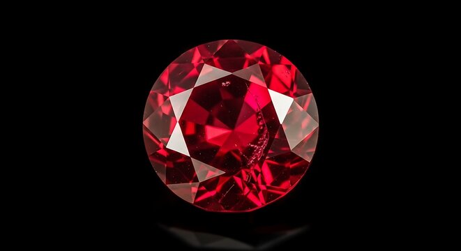 Macro DSLR Photography of Polished Spinel Gemstone Detail