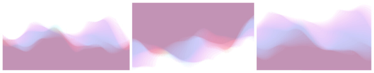 Abstract ocean seascape. Sea surface. Realistic landscape with waves. Nature background. Cover design template. 3d vector illustration for banner, flyer, poster or brochure.