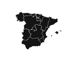 Spain Map Regions and Autonomous Communities