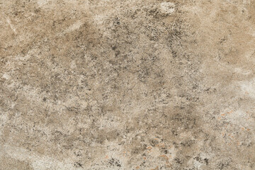A worn and weathered concrete background, showing cracks and a textured surface with mottled stains.