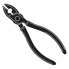 pliers on white background