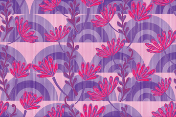 Floral Pattern for fabric, motifs, covers, wrapping, etc.