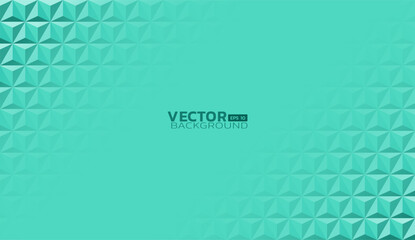 Oblique Blue green mint light across the center of the abstract triangle geometric texture background