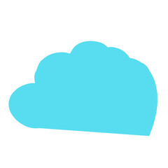 Cloud line art icon symbol cloud web storage