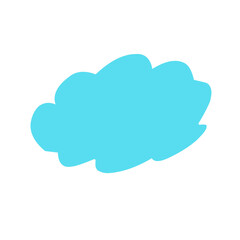 Cloud line art icon symbol cloud web storage