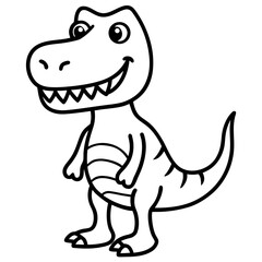 tyrannosaurus rex dinosaur vector