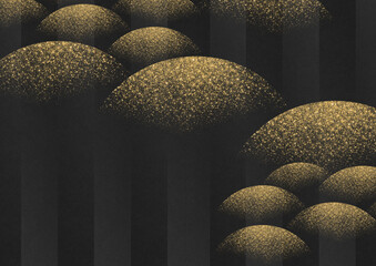 金粉の和風アート背景テクスチャ