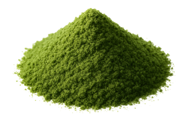 Ground peppermint with a fine, green texture