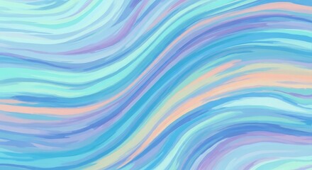 Fototapeta premium Elegant blue watercolor waves background for vibrant designs and modern branding projects creating a soft and dreamy feel for your next creative project