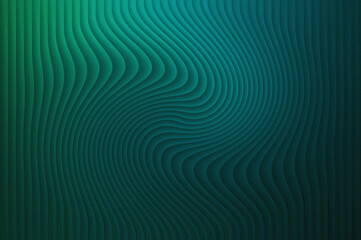 Abstract swirling green and teal gradient background with wavy lines