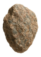 Obraz premium Irregularly shaped conglomerate rock with a rough surface and mixed hues