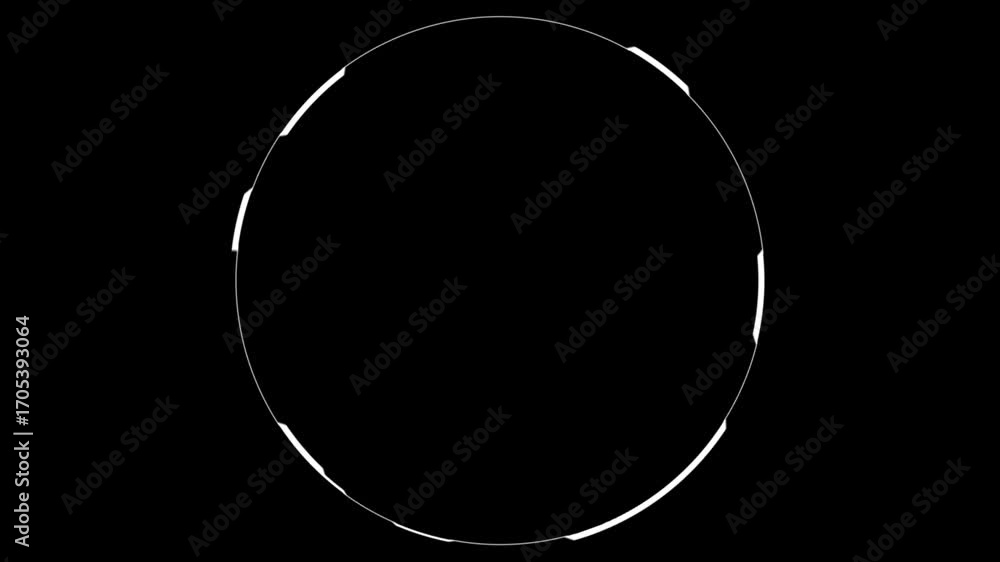 Poster circle interface hud elements