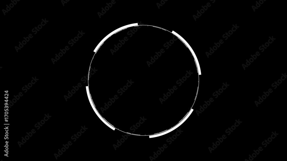 Poster circle interface hud elements