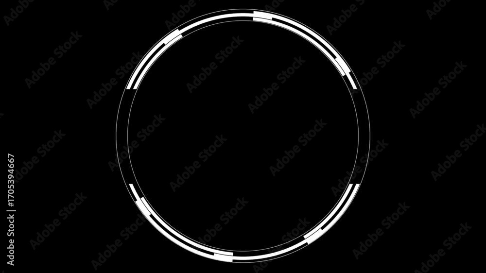 Poster circle interface hud elements