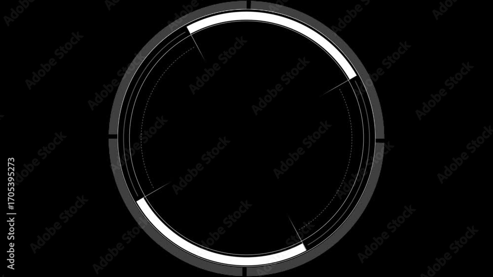 Poster circle interface hud elements