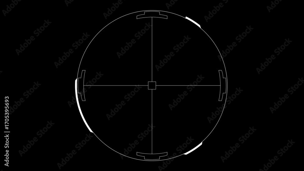 Poster circle interface hud elements